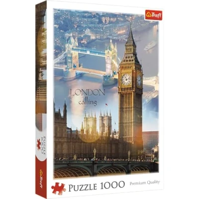Abbildung von Trefl 10395 London bei Tagesanbruch 1000 Teile, Premium Quality, für Erwachsene und Kinder ab 12 Jahren Puzzle, Farbig