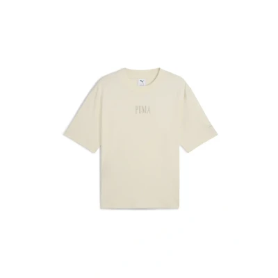 Abbildung von Puma Premium Essentials Boxy Graphic T Shirt Unisex Mit Print Alpine Snow Größe: XXL