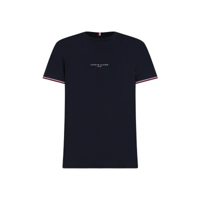 Abbildung von Tommy Hilfiger LOGO Tipped Tshirt print, Herren, Größe: XL, Desert sky