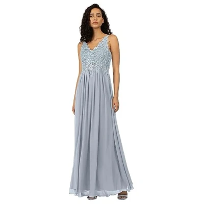 Abbildung von Apart Ballkleid, Damen, Größe: 42, Rauchblau