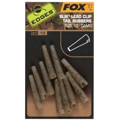 Abbildung von Fox Edges Camo Silk Lead Clip Tail Rubbers Größe 10 (10 Stück) Kleinmaterial