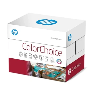 Abbildung von HP ColorChoice Farblaserpapier ungestrichen , 250g/m², A4, Karton zu 4 X 250 Blatt, CHP756