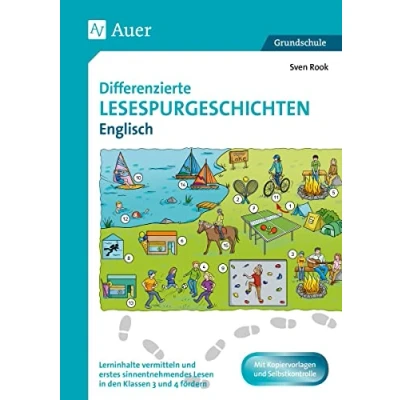 Abbildung von Differenzierte Lesespurgeschichten Englisch: Lerninhalte vermitteln und erstes sinnentnehmendes Lesen in den Klassen 3 4 fördern: Logisches Denken ... fördern (Lesespurgeschichten Grundschule)
