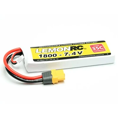 Abbildung von LemonRC Modellbau Akkupack (LiPo) 7.4V 1800 mAh Zellen Zahl: 2 35 C Softcase XT60