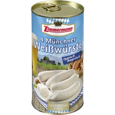 Abbildung von Zimmermann 4 Münchner Weißwürste
