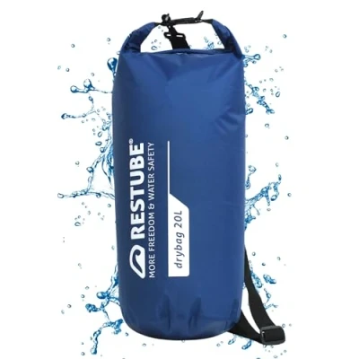 Abbildung von Restube Drybag, für Reisen, Kayak &amp; SUP, wasserdichter Packsack, schwimmfähig, 5 40 L