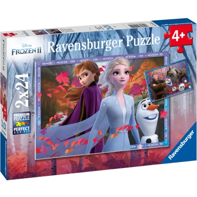 Abbildung von Ravensburger Disney Die Eiskönigin Puzzle 2x24 Teile
