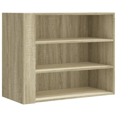 Abbildung von vidaXL Regal Wandregal Sonoma Eiche 75x35x60 cm Holzwerkstoff, 1 tlg.
