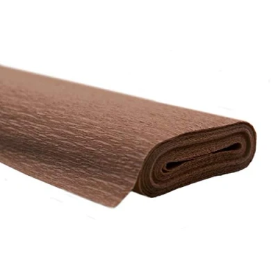 Abbildung von 10 x Staufen Krepppapier Aquarola fein 32g/qm 50x250cm braun