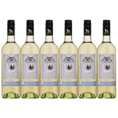 Abbildung von Wolfenweiler Grauburgunder trocken Silber 2024 AWC Vienna Grauer Wolf Weißwein fruchtig mit Aromen von Birne, Quitte &amp; Mango Wein aus dem Markgräflerland Baden (6 x 0,75l)