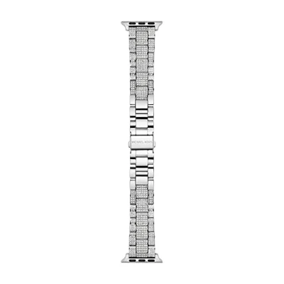Abbildung von Michael Kors Strap Apple Bands Uhren Zubehör silvercoloured, Damen, Größe: One Size, Silver coloured