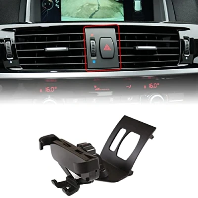 Abbildung von YANER Handyhalterung für die Mittelkonsole aus Aluminiumlegierung BMW X3 X4 F25 F26 2011 2012 2013 2014 2015 2016 Autozubehör