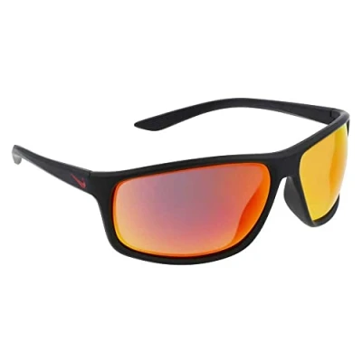 Abbildung von Nike Unisex Sunglasses, 011 Matte Black Grey red, 66