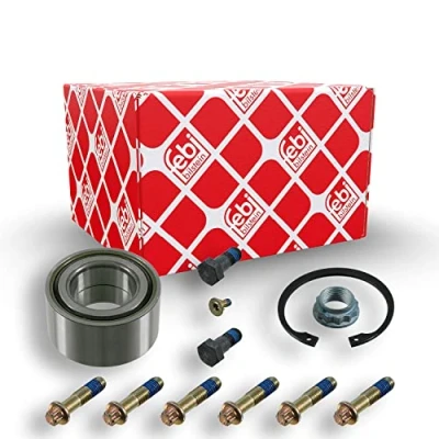 Abbildung von FEBI BILSTEIN 31036 Radlagersatz Hinterachse links, rechts mit Achsmutter Sicherungsring, Schrauben 88 Schrägkugellager