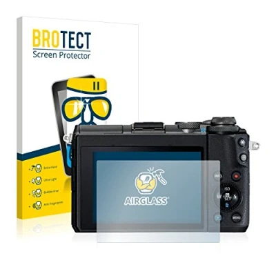 Abbildung von BROTECT Schutzglas für Canon EOS M6 Schutzfolie Panzer Folie Glas [Extrem Kratzfest 9H, Anti Fingerprint, Ultra Transparent]