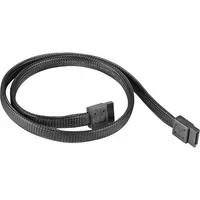 Abbildung von SilverStone SST CP07 SATA III Kabel, 6 Gbps, 180, 50 cm, Verschlussmechanismus metall los