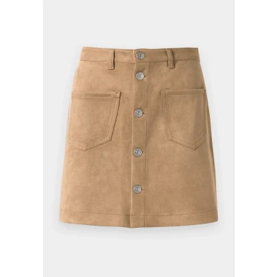 Abbildung von ONLY Onlamazing Stina Skirt Minirock, Damen, Größe: XL, Cocoa créme