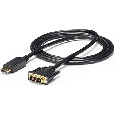 Abbildung von StarTech.com 1,8 m DisplayPort auf DVI Kabel zu Monitorkabel DP Konverter 1920 x 1200 (DP2DVI2MM6)