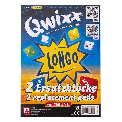 Abbildung von Nürnberger Spielekarten Verlag GmbH Spiel, Qwixx Longo Ersatzblöcke, Würfelspiel, für 2 4...
