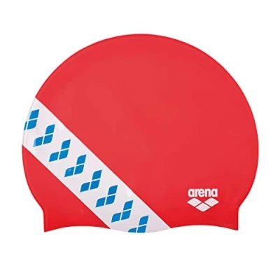 Abbildung von ARENA Classic Silikon Unisex Badekappe für Damen und Herren, rot, Einheitsgröße