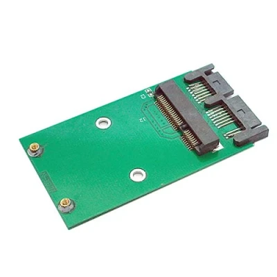 Abbildung von cablecc Mini PCI E mSATA SSD auf 1,8 Micro SATA 7+9 16 Pin Adapter Add On Karten PCBA für Festplatte