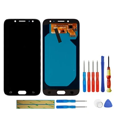 Abbildung von swark OLED Kompatibel mit Samsung Galaxy J7 Pro 2017 SM J730 LCD Display Touchscreen + Tools (Schwarz Ohne Rahmen)