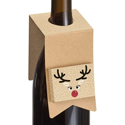 Abbildung von Susy Card 40049878 Weihnachts Flaschenanhänger Elch, FSC, 10 Stück