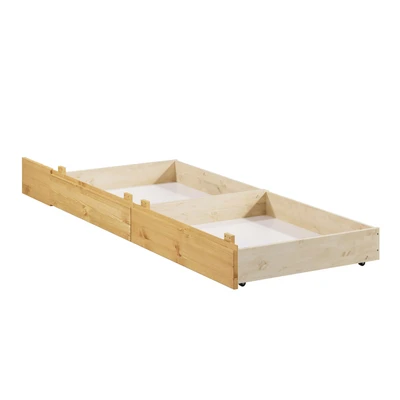 Abbildung von Home affaire Bettschubkasten &quot;Luven&quot;, (2 St.), Schubladen passend für 1 Bettseite Bett massive Kiefer