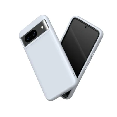 Abbildung von RhinoShield Case kompatibel mit [Pixel 8] SolidSuit Stoßdämpfende &amp; schlanke Schutzhülle Premium Finish 3.5 Meter Fallschutz Silbergrau