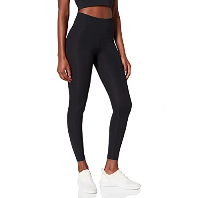 Abbildung von Nike Damen Swsh Run Leggings, Black/Reflective Silv, L