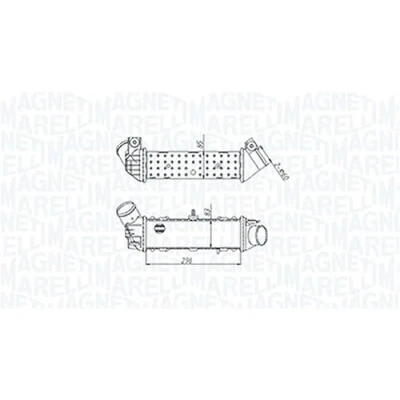 Abbildung von MAGNETI MARELLI 351319204490 Ladeluftkühler SEAT: Ibiza 2, VOLKSWAGEN: Caddy 2 Kastenwagen