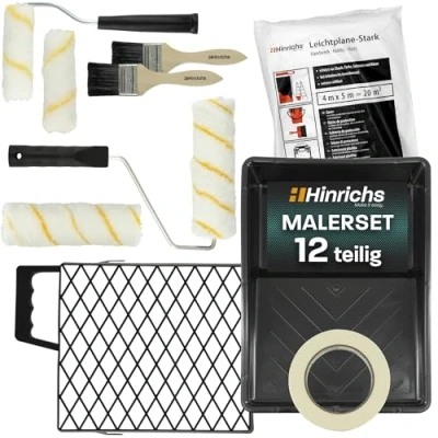 Abbildung von Hinrichs Werkzeugset Malerset, (Set), Renovierungsset für Malerarbeiten