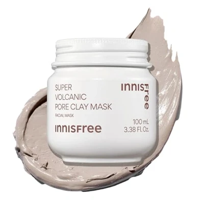 Abbildung von innisfree Super Volcanic Pore Clay Mask, Korean Clearing Mask with Clusters and AHA