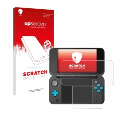 Abbildung von upscreen Schutzfolie für New Nintendo 2DS XL Kristall klar, Kratzschutz, Anti Fingerprint