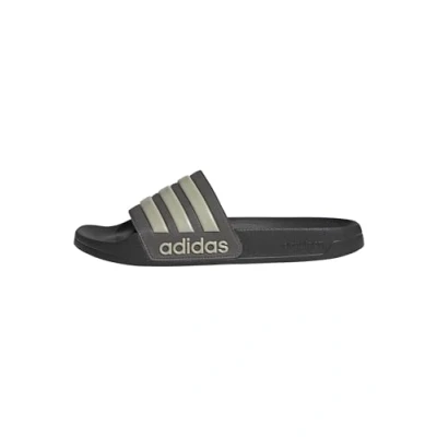 Abbildung von adidas Adilette Shower Slides Unisex Schiebe Sandalen, Charcoal Putty Grey Carbon, 47 EU