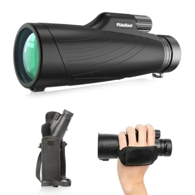 Abbildung von Usogood 12x50 Monokular Fernglas,HD Telescope mit BAK4 Prisma und FMC Objektiv,Ideal für Vogelbeobachtung, Jagd, Wandern.