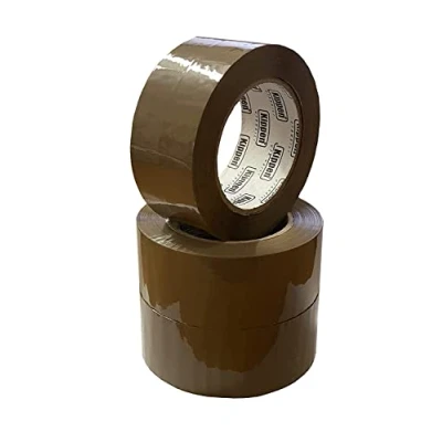 Abbildung von kippen 9004AX Havanna Klebeband, 3 Rollen für Verpackungen, Größe: 132 m x 48 mm.