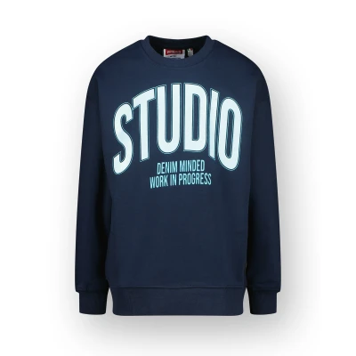 Abbildung von Vingino Boys Basic Crew In Color Dark Blue Size 12