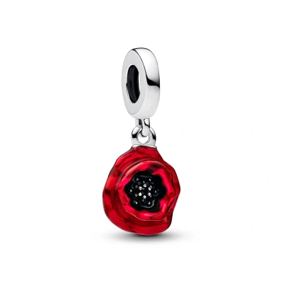 Abbildung von Pandora Damen Charm Silber/Rot 793917C01