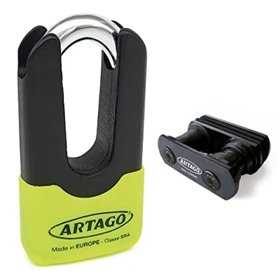 Abbildung von Artago 69X6 Pack Bremsscheibenschloss Diebstahlsicherung Hohe Sicherheit + Halterung für Yamaha MT 09 und Tracer 900, Homologiert SRA, Sold Secure Gold, ART4