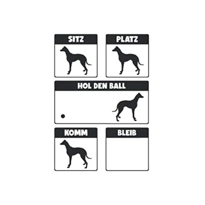 Abbildung von Galgo Español Notizbuch: Hundetricks Spanischer Windhund / 6x9 Zoll 120 karierte Seiten