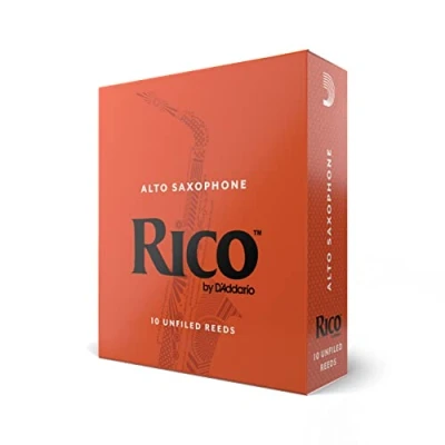 Abbildung von D&#039;Addario Saxophon Blätter Rico Alto Saxophone Reeds RJA1030 Stärke 3.0 10 Stück