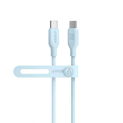 Abbildung von Anker 543 USB C auf Kabel, 240W 2.0 Bio Kabel 90cm, Kompatibel mit iPhone 16/15 Serie, MacBook Pro/Air, iPad Galaxy S24, Pixel, Switch, LG (Wolkengrau)