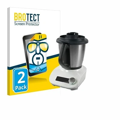 Abbildung von BROTECT (2 Stück Schutzfolie für Vorwerk Thermomix Friend Displayschutz Folie Ultra Klar