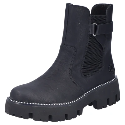 Abbildung von Rieker Chelseaboots, Schlupfboots, Stiefelette, Plateau, mit Innenreißverschluss
