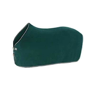 Abbildung von Eskadron Abschwitzdecke Fleece Contrast BlackBerry, racinggreen &amp; ashblue, Größe:XL, Basic:Racinggreen