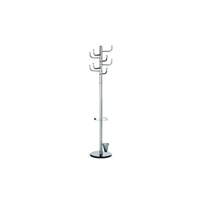 Abbildung von ALCO Kleiderständer silber Metall 40,0 x 172,0 cm 8 Haken