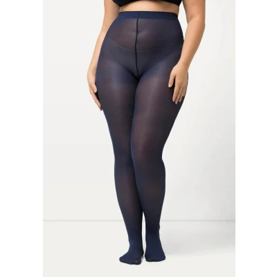 Abbildung von Ulla Popken Essential Strumpfhose, Damen, Größe: 48/50, Dunkelblau
