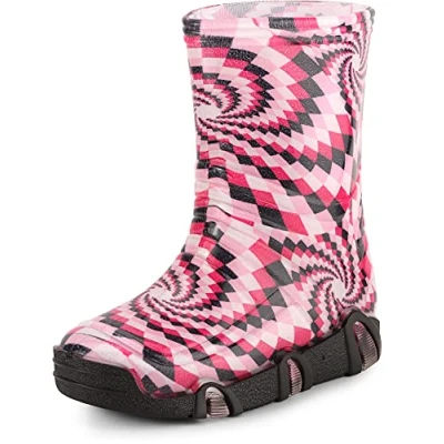 Abbildung von Ladeheid Kinder Mädchen Jungen Gummistiefel SwkBW2020 (Muster 54, 23/24 EU)