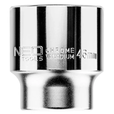 Abbildung von NEO TOOLS 08 329 Steckschlüsseleinsatz 3/4 3124 46 mm Chrom Vanadium Stahl Zwölfkant